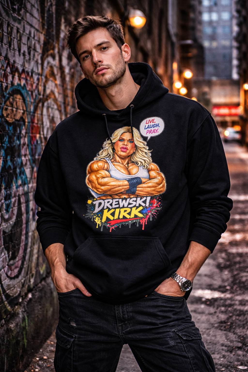 Deep State Drip Drewski Kirk Hoodie