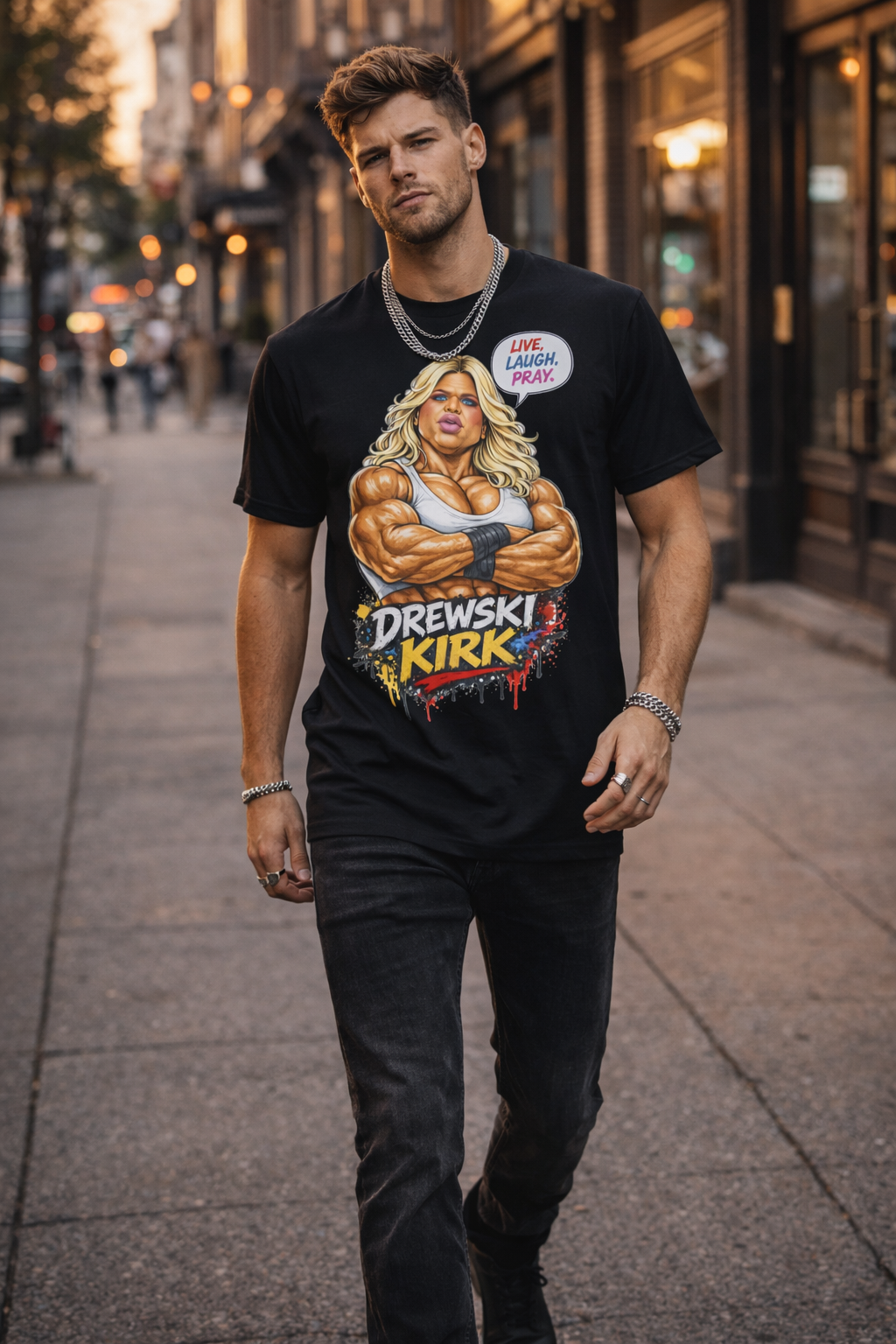 Deep State Drip Drewski Kirk T-Shirt