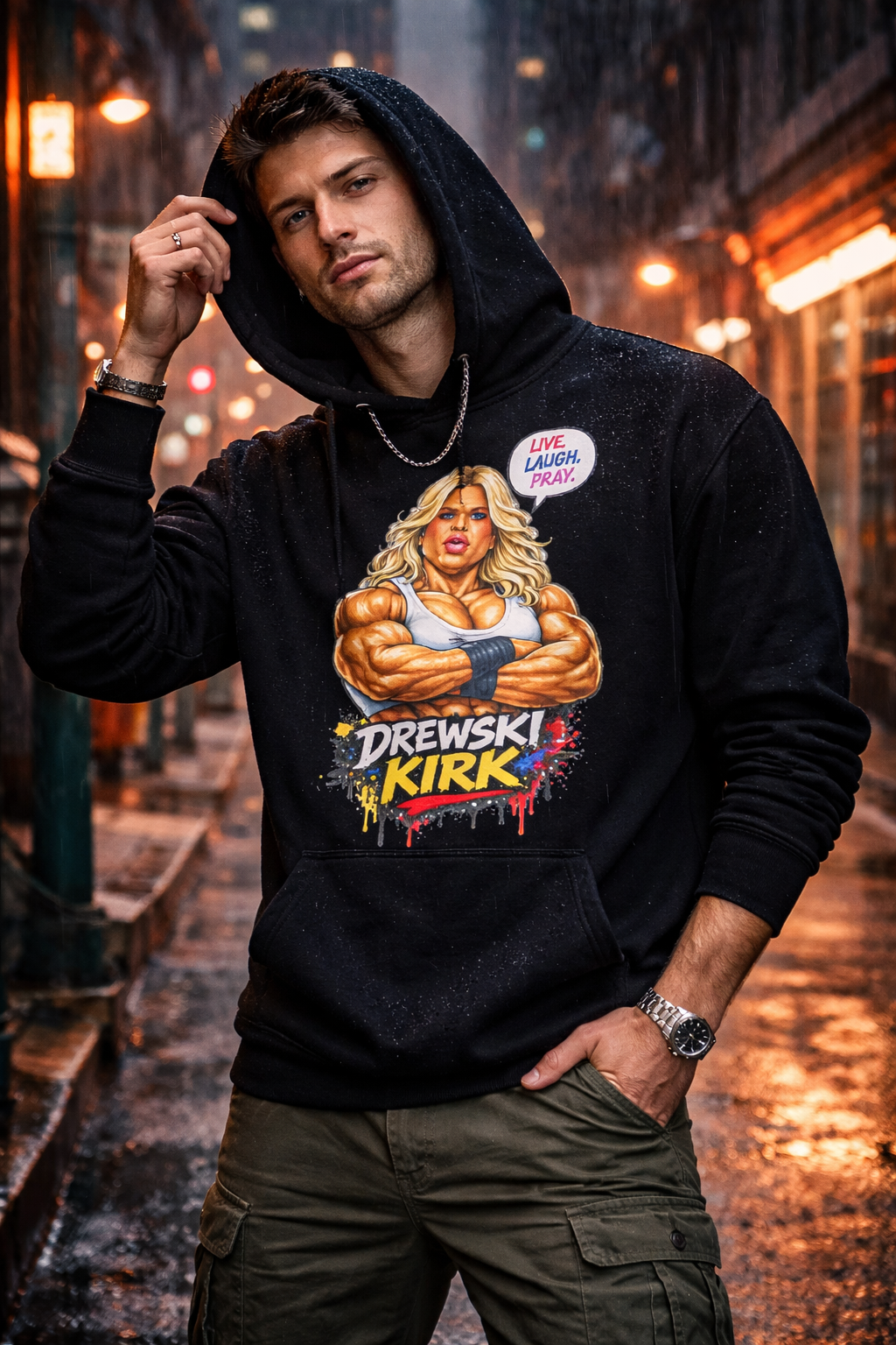 Deep State Drip Drewski Kirk Hoodie